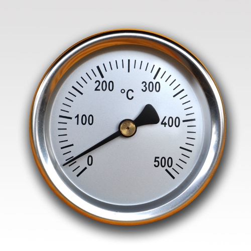 Backofenthermometer 500°C mit Tauchrohr 500 mm
