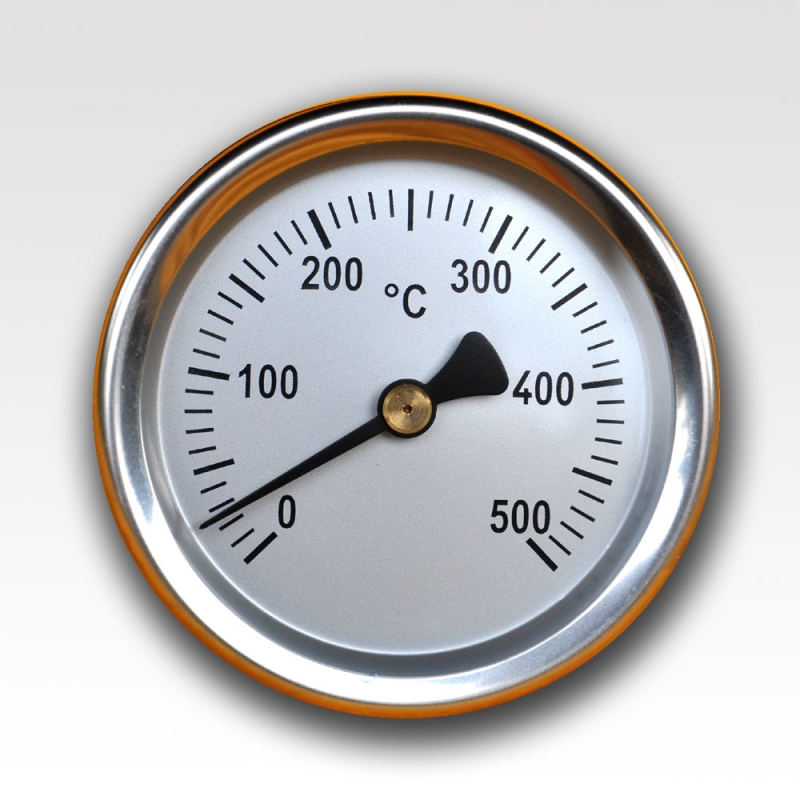 Backofenthermometer 500°C mit Tauchrohr 300 mm